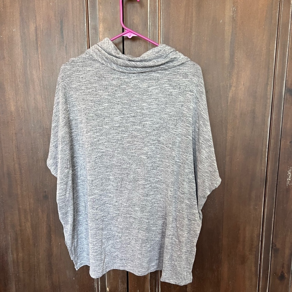 Lou & Grey Charcoal Cowl Neck Sweater - Picture 3 of 3